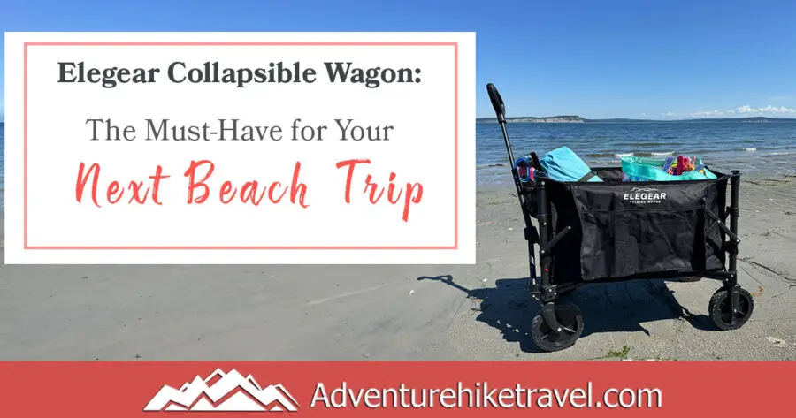 Elegear Collapsible Wagon: The ultimate beach trip companion! This sturdy, lightweight wagon makes hauling coolers, towels, and toys a breeze. Perfect for summer adventures. Check out my in-depth review to see why it’s a must-have!