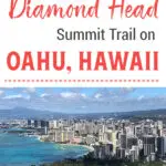 When visiting Oahu, Hawaii, one of the top ten things to do is to hike up to the summit of the Diamond Head (Lē‘ahi) Crater to see sweeping views of Waikiki and the surrounding sparkling blue coastline. The trail is 1.6 miles round trip, which can be completed in about 2 hours with a 560 ft. elevation gain. A historic military bunker, built in 1910, sits at the top and has an observation platform where you can take breathtaking pictures and see a navigational lighthouse below.