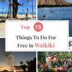 If you are traveling to Waikiki on the island of Oahu in Hawaii, you don’t need a lot of money to have a good time! Just being in this beautiful, plumeria flower scented tropical paradise with the soft sound of ukulele music filling the air is wonderful. But what if you want some action and unique things to do? Our post, Top 15 Things to Do For Free in Waikiki, will help you create fun, memorable experiences with your family and friends without draining your wallet.