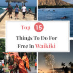 If you are traveling to Waikiki on the island of Oahu in Hawaii, you don’t need a lot of money to have a good time! Just being in this beautiful, plumeria flower scented tropical paradise with the soft sound of ukulele music filling the air is wonderful. But what if you want some action and unique things to do? Our post, Top 15 Things to Do For Free in Waikiki, will help you create fun, memorable experiences with your family and friends without draining your wallet.