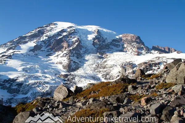 Hike to Panorama Point on Mount Rainier’s Skyline Trail for jaw-dropping views and alpine beauty! This 5.5-mile loop in Paradise is full of epic scenery and great for spotting wildlife. 🏞 #MountRainier #PNWHiking #NatureLovers #TrailTrek