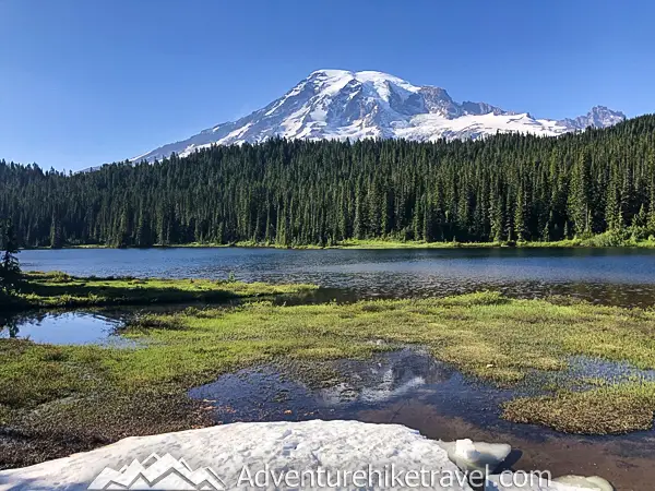 Make Reflection Lake a highlight of your Mount Rainier day trip! This stunning spot offers breathtaking views of the mountain reflecting in calm waters, perfect for a quick photo stop or a peaceful break. It's the ideal addition to your day of adventure in Mount Rainier National Park!