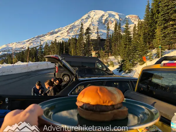 Lunch at Paradise Mount Rainier