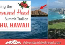 Adventure awaits at Diamond Head Summit Trail in Oahu! This 1.6-mile hike gives you breathtaking views of Waikiki and the ocean. Discover the historic bunker at the top and take in the stunning scenery. It's a must-do for anyone visiting Hawaii!