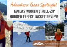 If you’re on the hunt for a nice full zip base layer hoodie jacket for your next outdoor adventure be sure to check out the Kailas Women’s Full-Zip Hooded Fleece Jacket. I got the opportunity to test out this super comfortable lightweight jacket and I have been absolutely loving this super comfortable fleece jacket. From casual outings to fall hiking adventures and even using it as a base layer backcountry split boarding at Mt. Rainier.